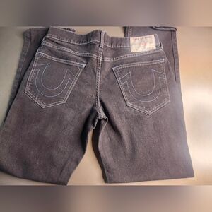 True Religion Gray/black Jeans